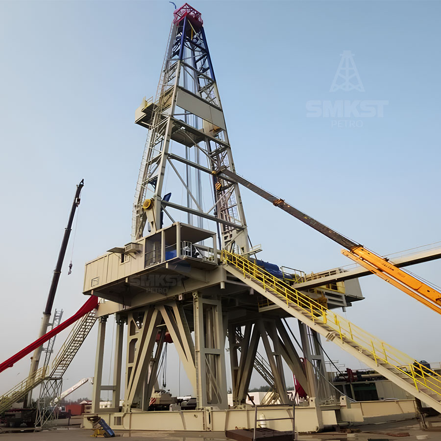 1000HP-Land-Rig-Skid-Mounted-with-DC-Electric-Drive-ZJ40D